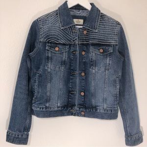 Marine Layer Embroidered Denim Jacket